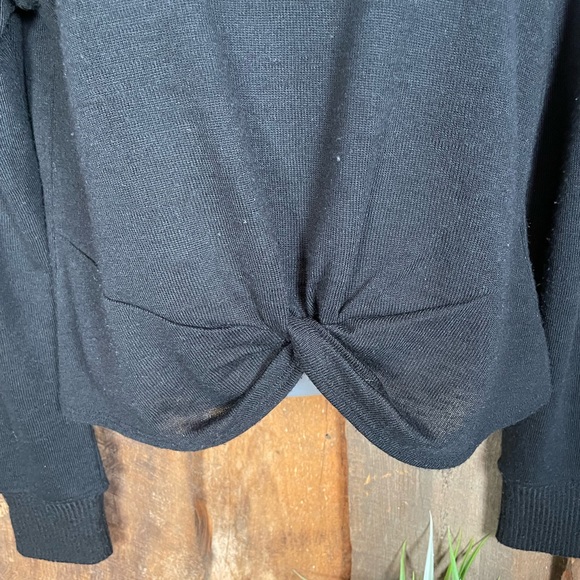 Sanctuary Black Light Knit Sweater - Size Small - Picture 3 of 11